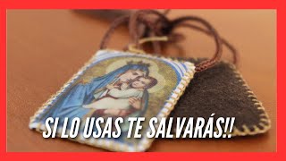 Historia de la VIRGEN DEL CARMEN  Escapulario procesión y oración ¿Cómo usarlo [upl. by Arikaahs]