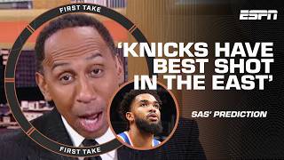 👀 Stephen A Smith Shannon Sharpe amp Shams Charania DEBATE Knicks vs Lakers 👀  First Take [upl. by Topper]