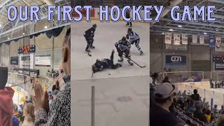 Our FIRST Hockey Game  Canadian Hockey  Hockey Season [upl. by Sugden]