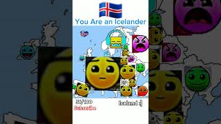 POVYou Are An Icelander 🇮🇸❄️ mapper map europe europemap fypシ゚viral mappingedits shorts [upl. by Hnilym]