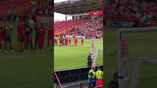 Bojan Miovski Waving Aberdeen Fans Bye aberdeen ultra striker sportsfans casual [upl. by Remas]