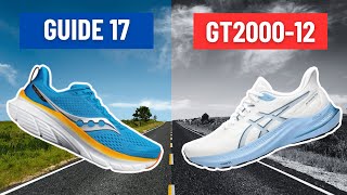 SAUCONY GUIDE 17 vs ASICS GT200012 Best Stability Running Shoes [upl. by Aneem]