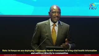 Ruto We are deploying Community Health Promoters to bring health services communities directly [upl. by Tlaw]