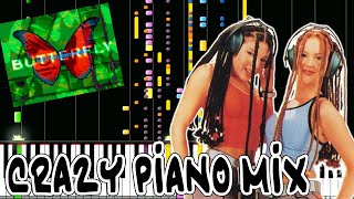 Crazy Piano BUTTERFLY Smile DK Dance Dance Revolution [upl. by Heyward]