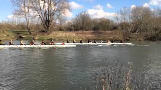 Ants W2 ejectorcrash Torpids 2016 [upl. by Lundt525]