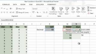 Excel 2013  BASE  Neue Funktion [upl. by Anin]