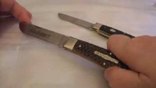 Knife review Great Eastern Cutlery GEC Trapper and Tidioute SARPNT quality classics [upl. by Susann]