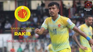 Rakib Hossain • Abahani Ltd Dhaka  Skill Goal amp Assist  Season 202122 [upl. by Aicenad]