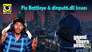 Fix GTA 5 Modding Battleye Launcher Error  StepbyStep Guide to Resolve dinput8dll Issues [upl. by Maleki]