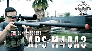 APS M40A3 Sniper Rifle The Gun Corner Airsoft Evikecom [upl. by Jessee]