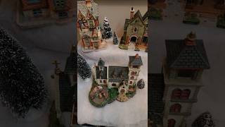 My 1st Christmas Village christmas holidaydecor christmasvillage [upl. by Gievlos277]