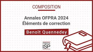 Annales OFPRA 2024  Composition [upl. by Aciraj]