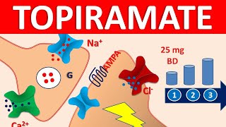 Topiramate  Mechanism precautions side effects amp uses [upl. by Nylekoorb]