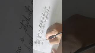 handwriting cursive calligraphy simple lettering [upl. by Reiniar373]