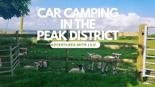 DIY CAR CAMPER Skoda Fabia Estate SOLO FEMALE CAMPING Peak District [upl. by Ellehsim]