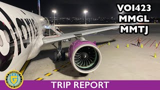 TRIP REPORT VOLARIS  VOI423  MMGLMMTJ  ECONOMY  XAVSM  AIRBUS A321NX [upl. by Sldney312]