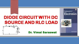 Diode circuit with dc source and RLC load  L11  Power electronics [upl. by Desireah]