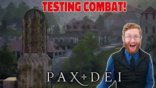 New Combat Tested PvP Gameplay in the Proving Grounds Update  Pax Dei Live [upl. by Unity]