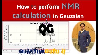 How to perform NMR calculation in Gaussian  NMR [upl. by Herzberg]