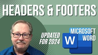 Custom Headers and Footers in Microsoft Word Updated for 2024 [upl. by Llertnauq]