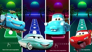 🏎️ Tow Mater vs Dinoco King vs Lightning Mcqueen vs Cursed Miss Fritter \ Coffin Dance 🎯 [upl. by Aztinay830]