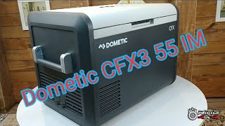 NOVA GELADEIRA AUTOMOTIVA DOMETIC CFX3 55IM COMPRESSOR QUADRIVOLT INVERTER WIFI COM FORMA DE GELO [upl. by Eedrahc505]