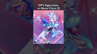 DPS SIGEWINNE VS ABYSS FLOOR 12 [upl. by Powe]