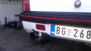 Peugeot 205 20 Turbo Simoni Racing exhaust [upl. by Dee Dee344]