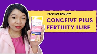 Product Review Conceive Plus Fertility Lubricant [upl. by Lunseth]