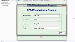 Reset Epson Xp340 Xp440 Xp446 [upl. by Cowie]