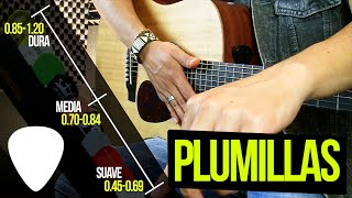 PLUMILLAS PARA GUITARRA  PUAS UÑAS  PAJUELAS  APRENDE GUITARRA 14 [upl. by Darach]