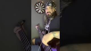 Metallica Battery bass cover metallica metallica bassguitar coversong shorts [upl. by Aelrac372]