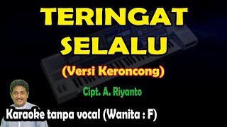 Teringat selalu karaoke nostalgia keroncong Tetty kadi [upl. by Enyamert]