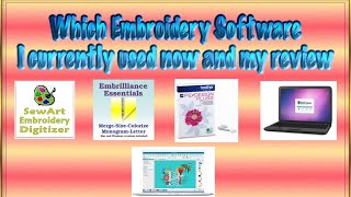 Embroidery software comparison PE Design 2 Stitch Artist Sew Art Hatch amp Embrilliance review [upl. by Ward769]