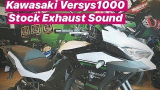 2019 Kawasaki Versys 1000  Stock Exhaust Sound [upl. by Eamon929]