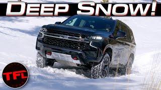 I Get The New Chevy Tahoe Z71 Snowy amp Muddy To Find Out If Its The BEST FamilyHauling OffRoader [upl. by Niras]