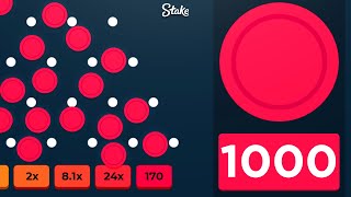 I DROPPED 1000 BALLS ON STAKE PLINKO [upl. by Reiss]