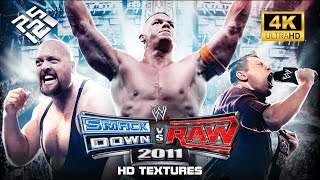 WWE SmackDown vs Raw 2011 HD Remastered Textures 60fps With Reshade PCSX2 175453QT  مود مصارعه [upl. by Yenterb]