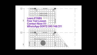 ETABS Course Free Trail Lesson Book Now 00972595148311 etabs civilengineering construction [upl. by Notned]