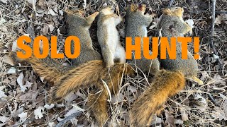 SOLO SQUIRREL HUNT A Break in Deer Season [upl. by Aldora]