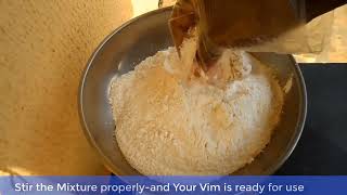 HOW TO MAKE VIM SCOURING POWDER USING DIFFERENT POWDERS [upl. by Odlanyer]