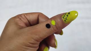 3 easy nail art💅make at homenail artnail polish designnail art design [upl. by Halueb806]