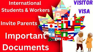 Visitor Visa for Parents in Canada Documents Invitation amp Extension Tips [upl. by Serafine589]