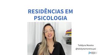 Residências em Psicologia 2022 [upl. by Bobbie157]