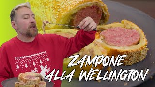 zampone alla Wellington ricetta facile per le feste di natale 🎄🎅 ricetta di Federico Fusca [upl. by Llemmart44]