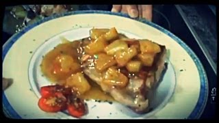 Receta secreto ibérico con salsa de piña y miel [upl. by Kcoj180]