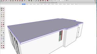 SKETCHUP plafond maken amp verbergen [upl. by Ellimac]