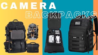 Top 3 Camera Backpacks [upl. by Burnie]