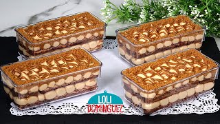 TIRAMISÚ LOTUS RECETA SIN HORNO Especial navidad fácil y delicioso con el que tu familia disfrutará [upl. by Haerb575]