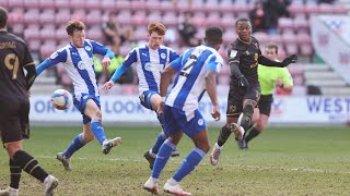 HIGHLIGHTS Wigan Athletic 30 MK Dons [upl. by Teddi]